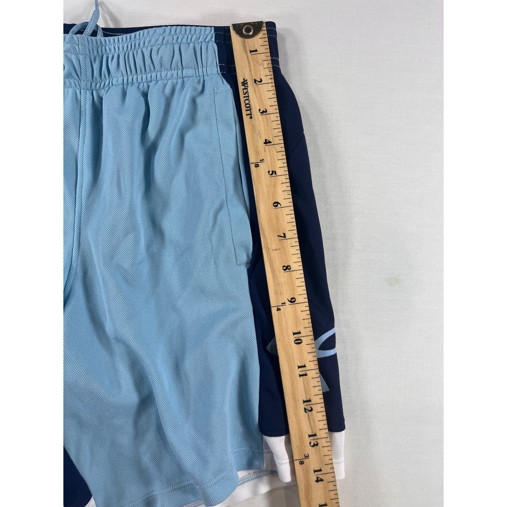 Under Armour Womens XS HeatGear Athletic Shorts Bundle Neon Orange Blue 2pk - Picture 8 of 16